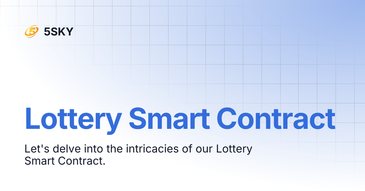 Lottery Smart Contract | 5SKY